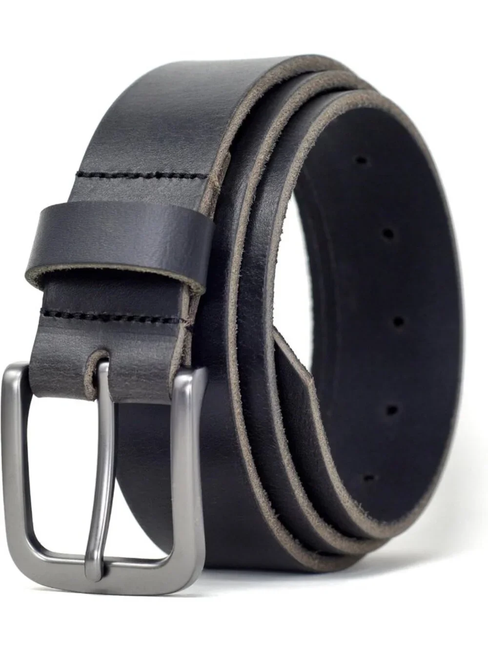 34mm Full Hide Leather Belt - Classic Style, Durable & Made in England
